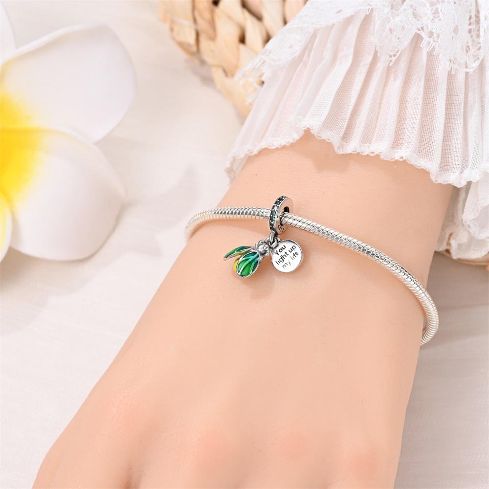 Pendant Charm Bead Copper Arrows Pearl Pendants Fit Original Bracelet For Jewelry Making Valentine'S Day Gift