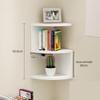 No-Drill Wall Corner Storage Shelf