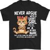 Short Girl With An A Funny Cat Attitude Unisex T-Shirt
