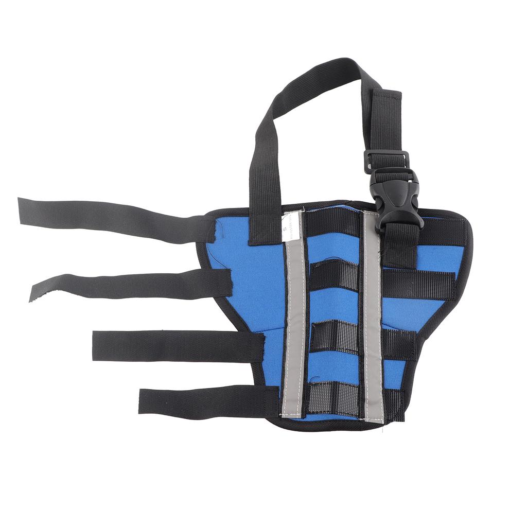 Hund Hinterbein Sprunggelenkstütze Atmungsaktiv Stabil Hundebein Gelenkbandagen mit Sicherheitsreflektorband für