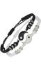 SA&SO General Store® Tai Chi Yin Yang Verstellbares Armband für Paare, Freunde, BFF, Schwarz & Weiß, Freundschaftsarmband, Unisex Paar Geschenk