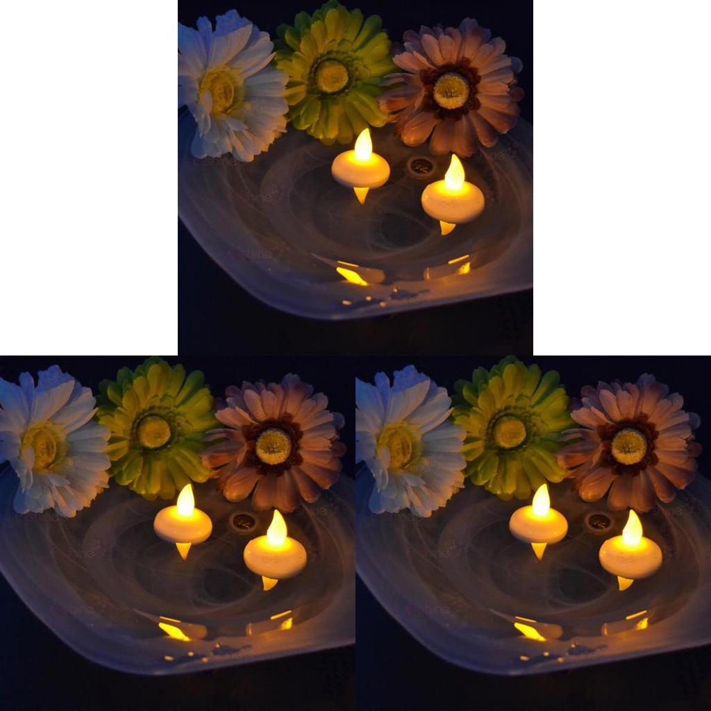 Waterproof Led Candle Light For Romantic Decor With Floating Water Effect For Home Use