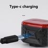 MTB Taillight Brake Sensing USB Rechargeable Cycling Safety Warning Light Waterproof Warning Cycling Light for Night Riding