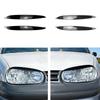 2 ks Auto Světlomet Obočí Oční víčka Kryt Trim Poutavé nálepky Tuning pro Volkswagen Golf 4 Mk4 R32 TDI TSI FSI