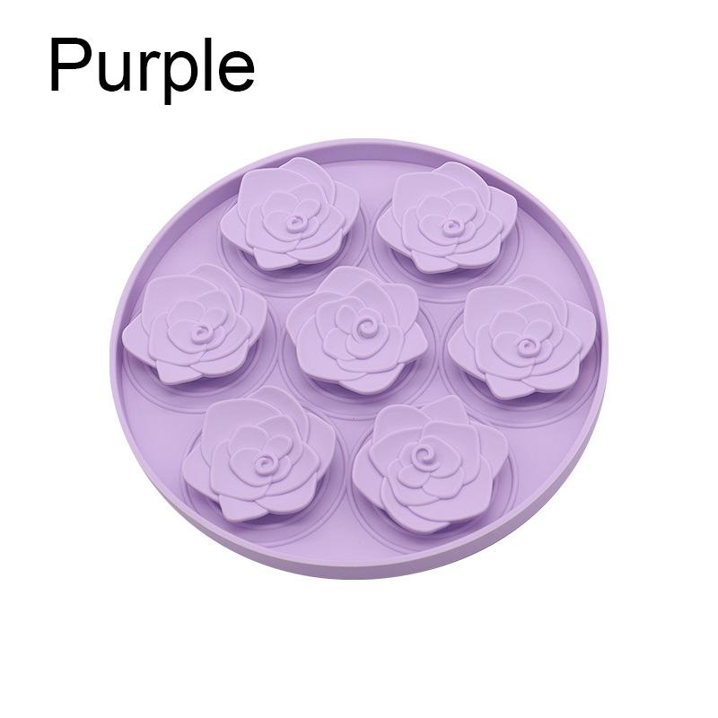 

Pet supplies Dog Lick Mat with Suction Cups Slow Feeders Licking Pet Anxiety Relief Pet Mat Rose Shape Slow Food Mat