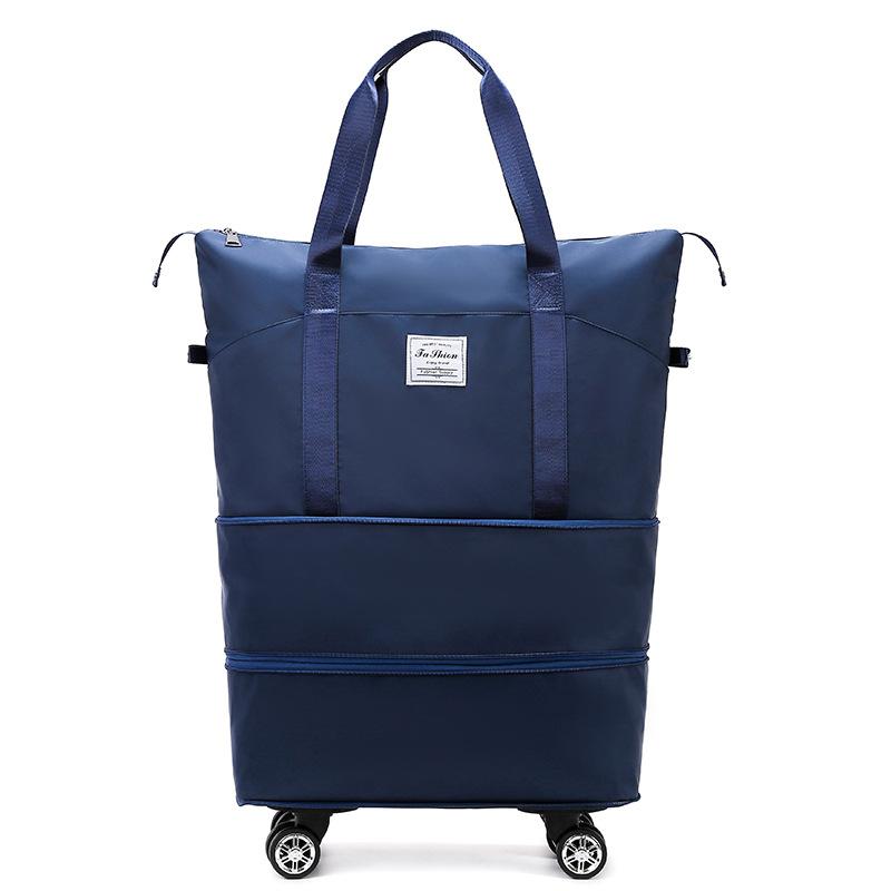 Universal Wheel Travel Light Portable Luggage Bag Storage Bag Maternity Bag Dry and Wet Separation Large Capacity Fitness Yoga Bag