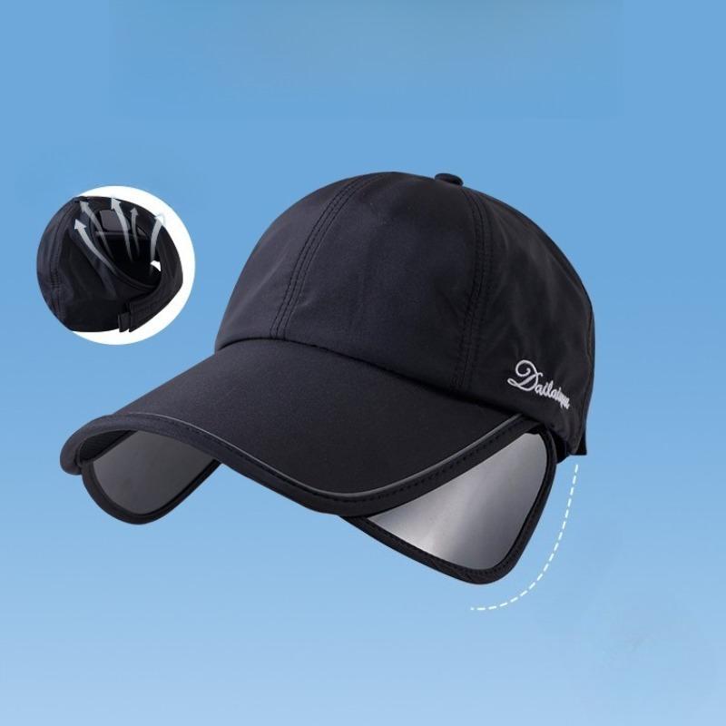 Summer Sun Protection Hat For Women Large And Wide Brimmed Outdoor Sports Sun Hat Open Top Fedora Hat Ponytail Hat