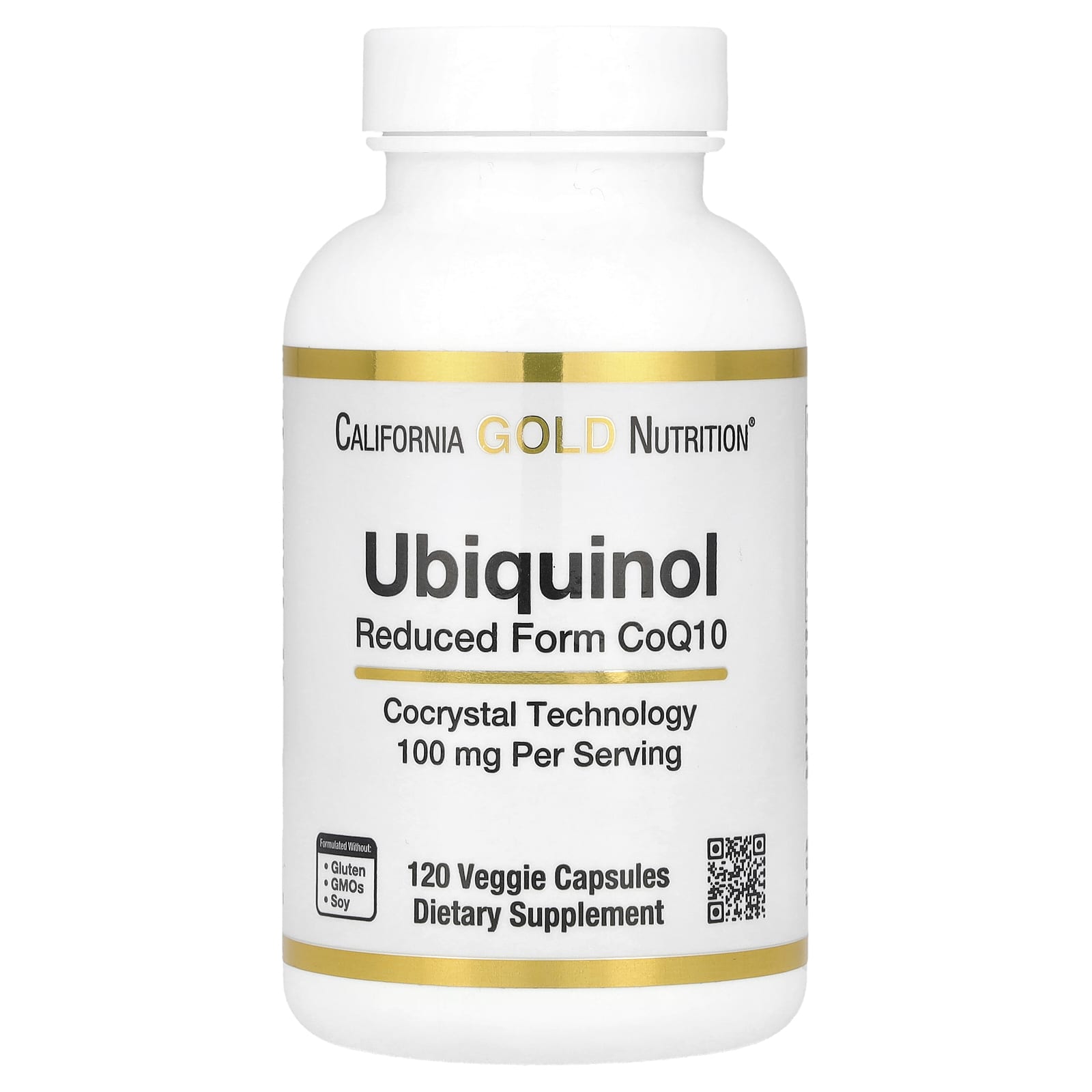 

Ubiquinol (Reduced Coq10), 100Mg, 120 Veggie Caps