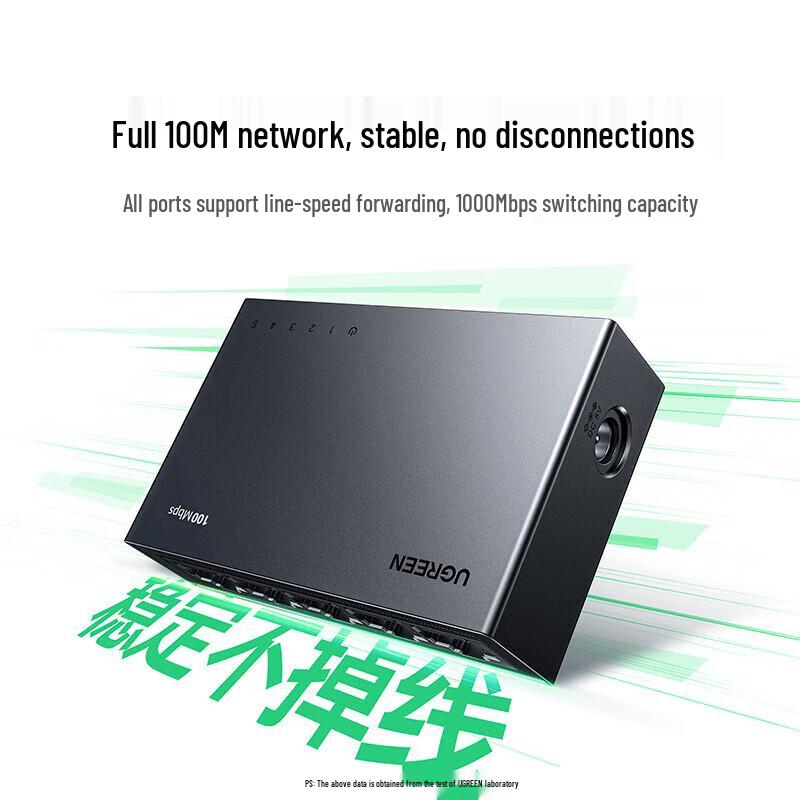 Ugreen 100Mbps Ethernet Network Switch