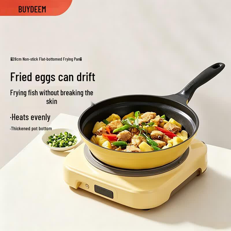 Buydeem CP182 Non-stick Flat Frying Pan