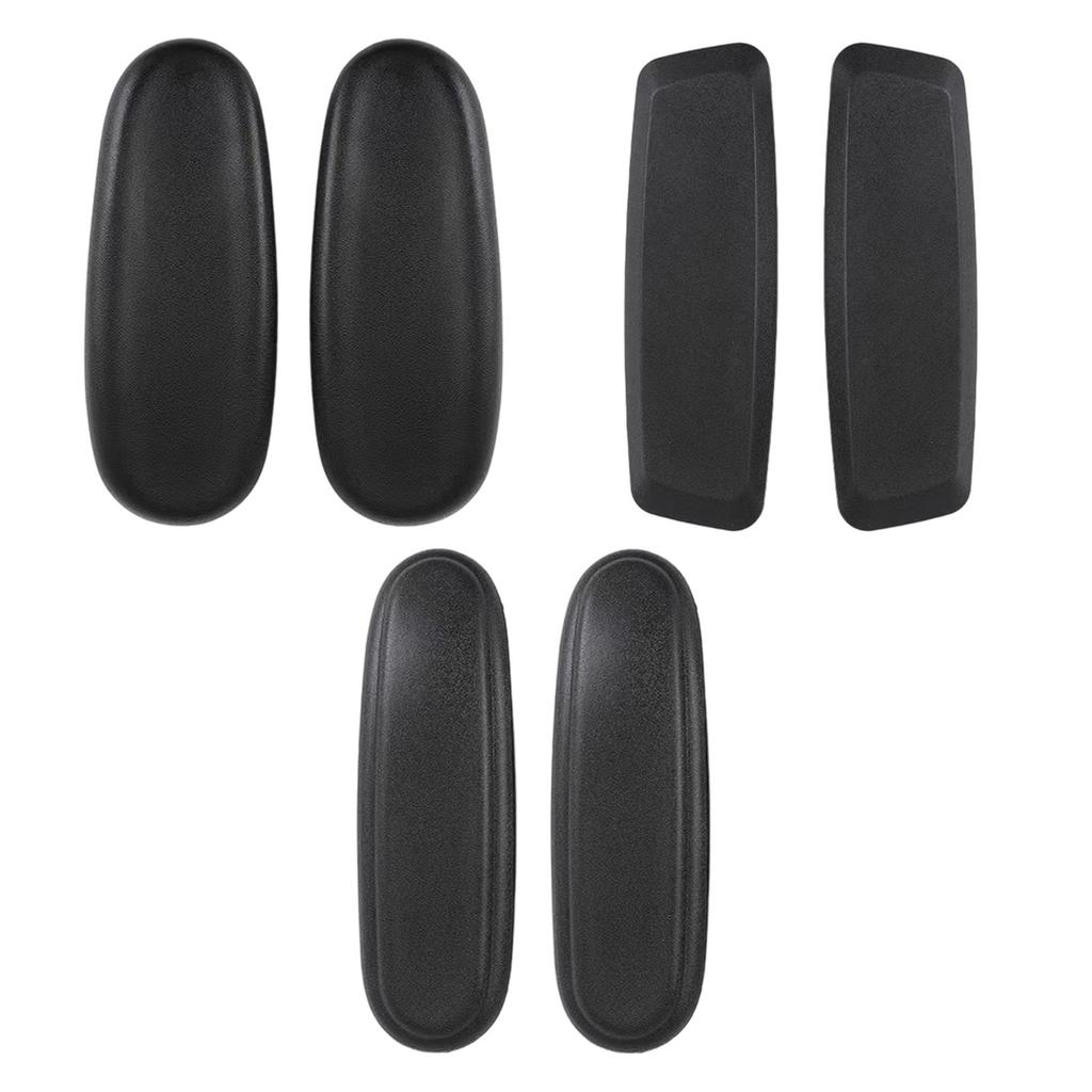 2Pcs Office Chair Armrest Arm Pads Caps Office Chair Arm Rest Accessories Waterproof Easy To Install Spare Parts PU Leather