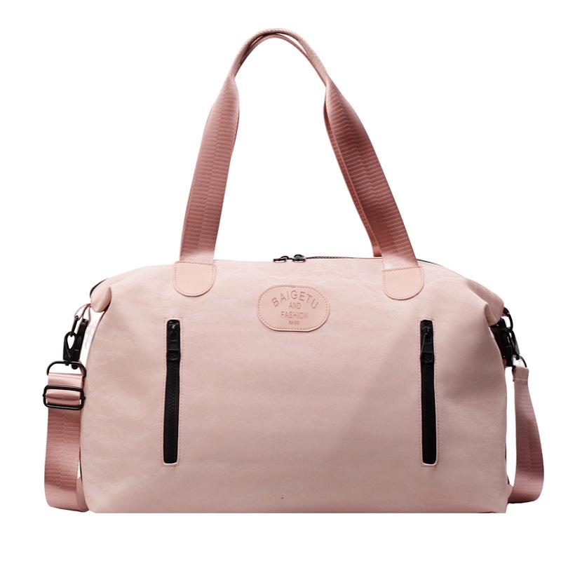 2025 Kurzstrecken-Reisetasche: Großes Fassungsvermögen Doppelreißverschluss, Modische Handtasche, Sporttasche, Vielseitiger Schulter- & Umhängetaschen-Stil