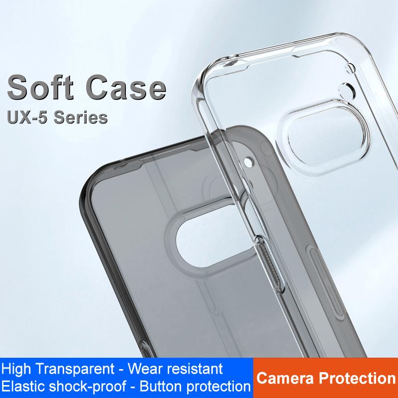 IMAK UX-5 Series For Nothing Phone (2a) Plus/Phone (2a) Anti-Scratch Clear TPU Phone Case Anti-Drop Phone Cover