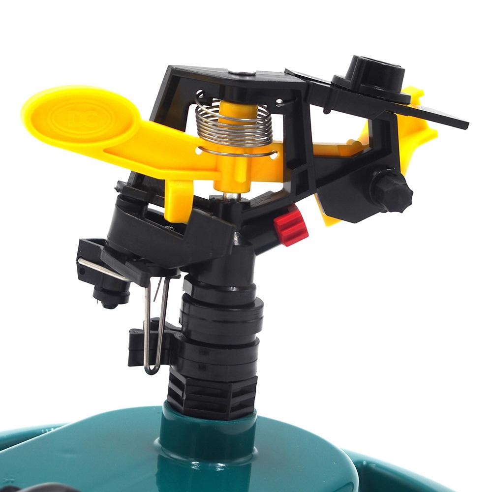 Sprinkler Disc Watering Base Plastic Automatic Water Sprinklers for Lawn, Fish Pond, Garden 360 Degrees Rotation