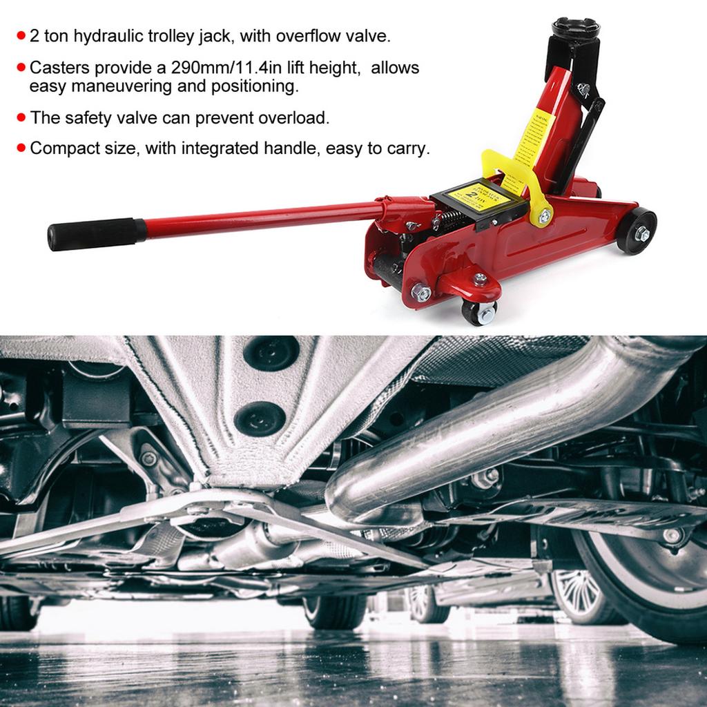 2tunový hydraulický podlahový zvedák, přenosný profesionální autozvedák, oprava pneumatik, výměna nástroje