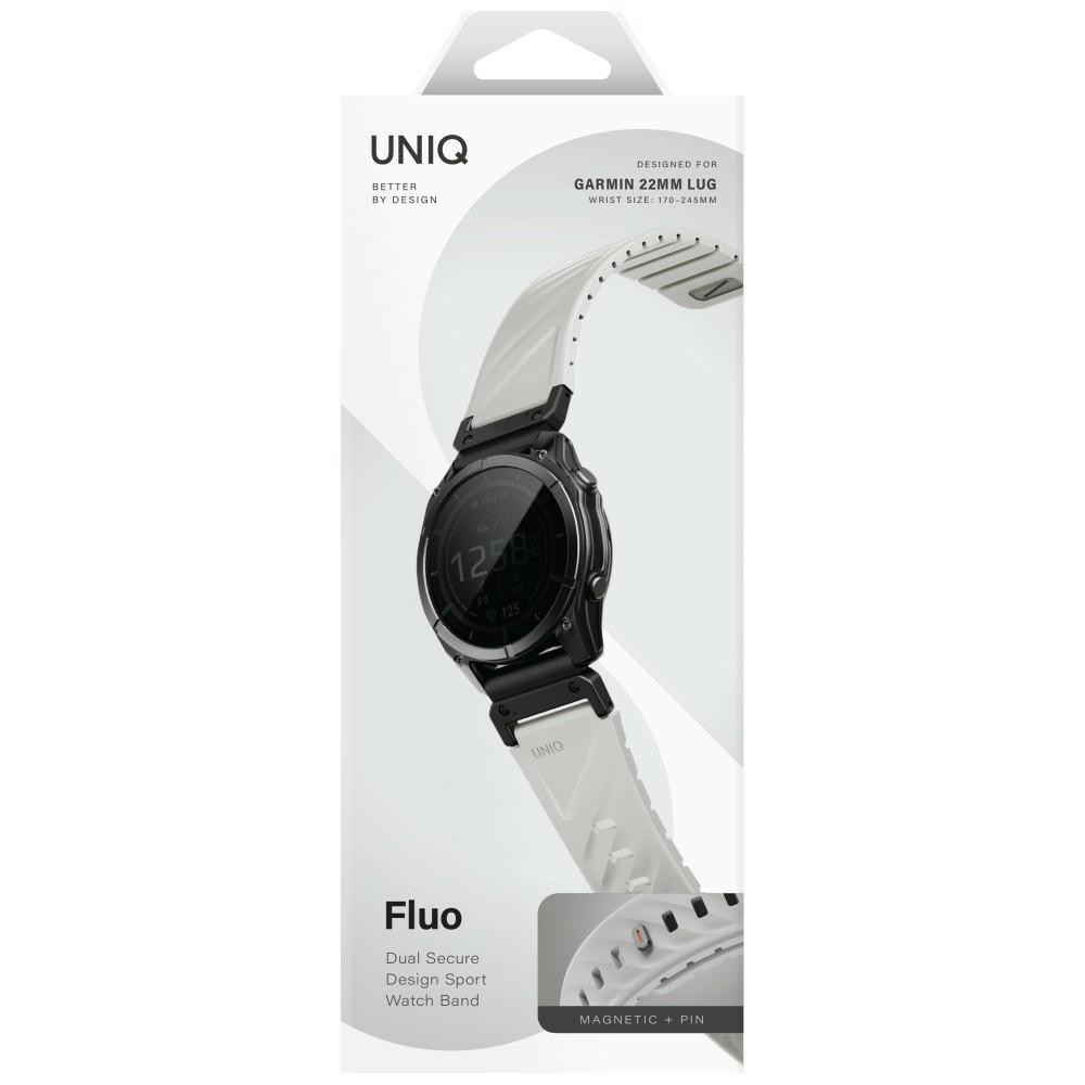 UNIQ Fluo x Smart-Fit Strap for Garmin 22mm Gray