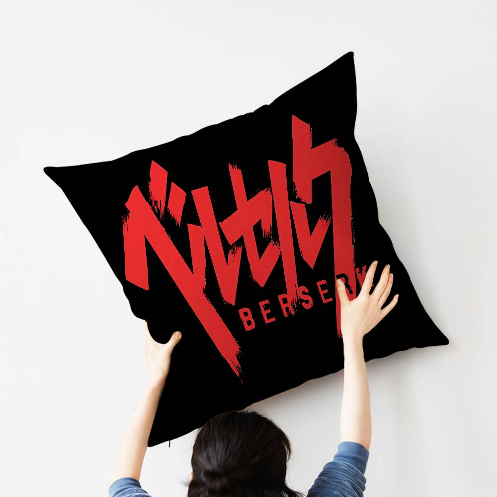 B-Berserk Guts Pillow Gift Home Office Decoration Pillow Bedroom Sofa Car Cushion Coverpillow Case