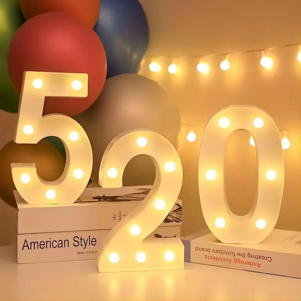 "Romantic LED Letter Lights: Perfect for Proposals, Birthday Decorations, and Event Styling"