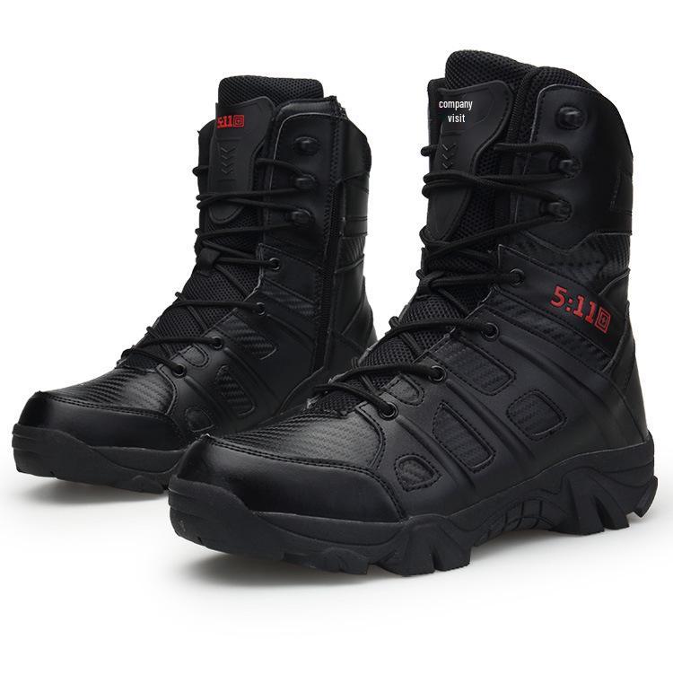 Plus Size Men's Military Combat Training Boots - Tactical Hiking Footwear