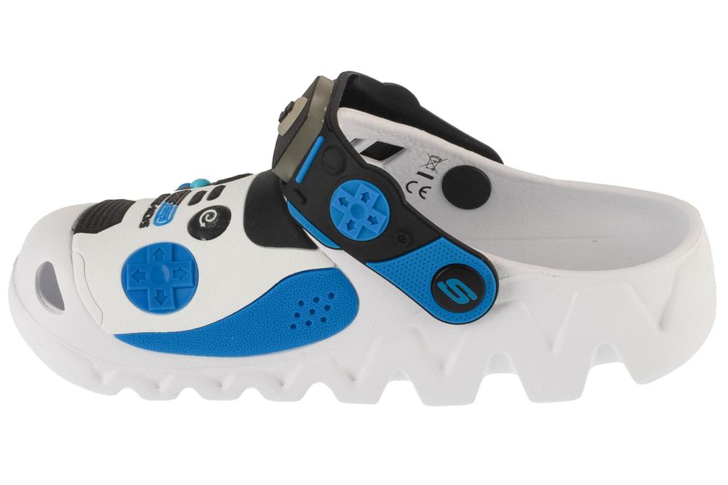 Skechers Schaumstoffschuhe: Zaggle - Hydro-Pointz, für Jungen weiße Pantoletten