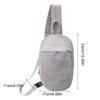 Multifunctional Men's Chest Bag Large Capacity Sports Crossbody Bag Nylon Shoulder Bag  Male