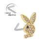 20G Chirurgischer Edelstahl Nasenstecker CZ Kaninchen Nasenringe Unisex Nasenpiercing Schmuck Knorpel Ohrring Tragus Körperschmuck