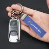 Car Badge Carbon Fiber Keychain Car Styling Custom Key Ring For Citroen Grand Picasso Jumper Cactus Saxo 2CV VTS DS3 DS4 DS5 RD3