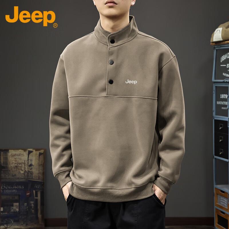 

JEEP Men s Heavyweight Embroidered Pullover Sweatshirt 2XL