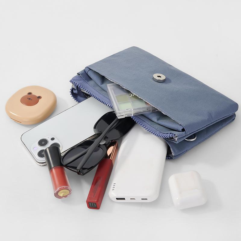 Crossbody Bag Women's Lightweight Coin Purse Nylon Water-Repellent Mobile Phone Bag