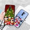 Schwarze Hülle für Xiaomi Redmi 13C Note 9 iPhone XR 7 8 14 15 11 12 13 X XS Pro Max Samsung A25 S23 S24 FE Ultra Plus Weihnachten Weihnachten
