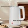 Stainless Steel Electric Kettle with Fast Heating & Auto Power-Off for Dorms