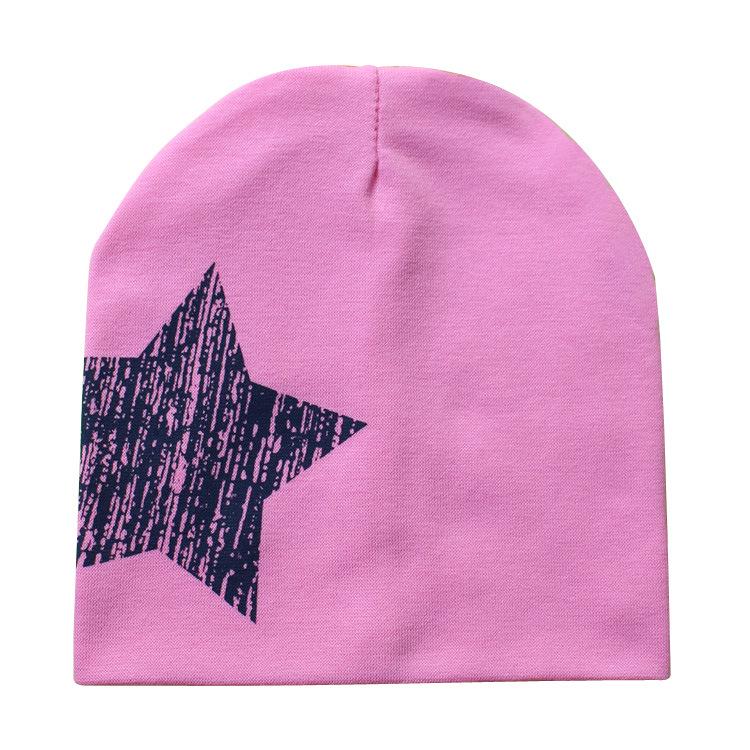 Baby Hat Autumn Winter Kids Cap Star Print Beanie Warm Hats for Children Warmer Summer Hat for Kids Baby Boy