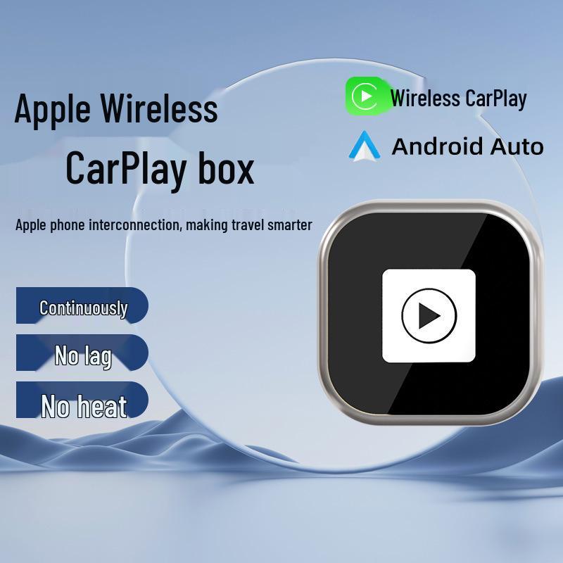 2-in-1 Wireless CarPlay & Android Auto Adapter: Wired to Wireless Conversion for Car Systems