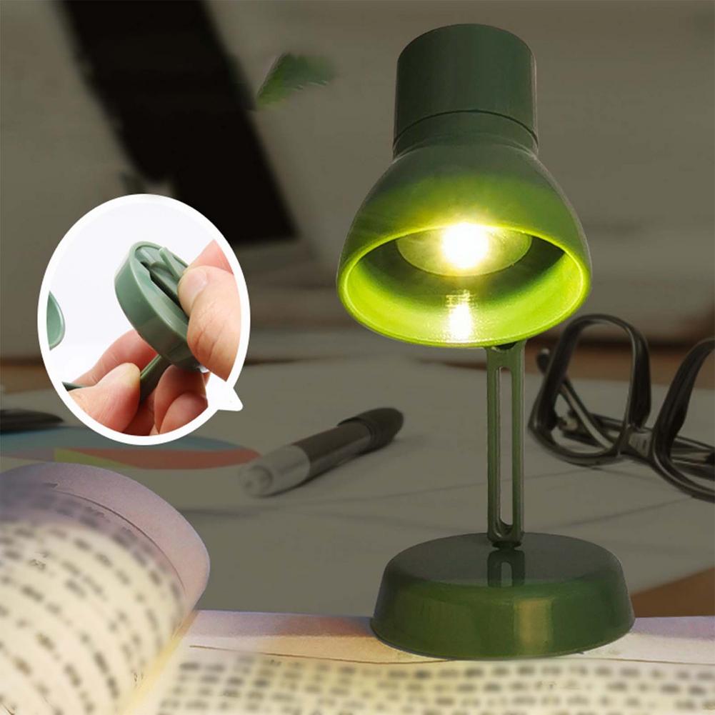 LED stolní lampa Mini skládací lampičky na noční čtení pro domácí pokoj Počítač Notebook Notebook Stůl Noční světla Ochrana očí