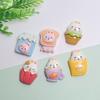 Cute Cartoon Animal Food Resin Charms Flat Back Cabochon Scrapbook for Paper Clips Kawaii Crafts Accessories Phone Slime Charms