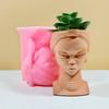 Goddess Pen Holder Silicone Mold Table Ornament Succulent Planter Flowerpot Molds Epoxy Resin Mold DIY Plaster Making