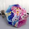 Fairy Tale, Fantasy World Themed Automatic Opening and Closing Umbrella, Compact Travel Umbrella, Lightweight and Portable, Suitable for Bea
