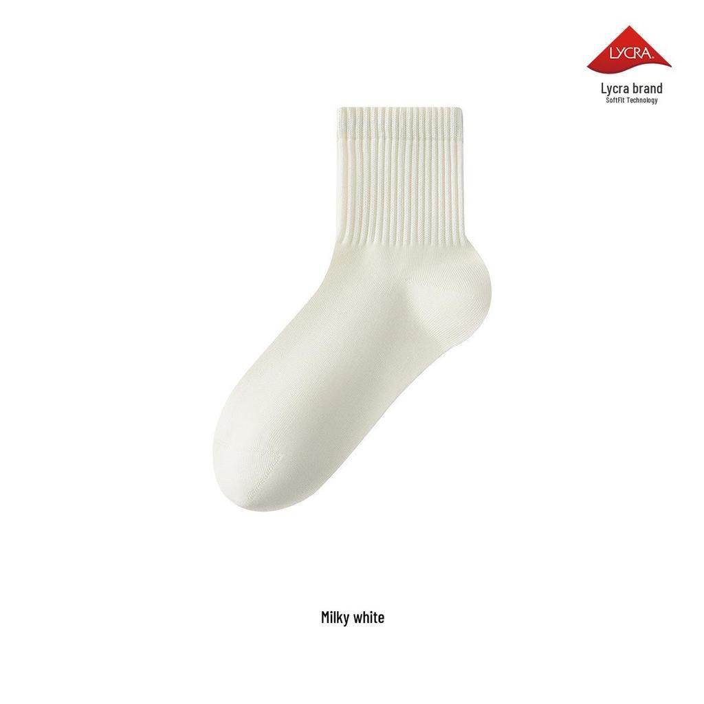 2025 Men's Aloe Vera Antibacterial Mid-Calf Cotton Socks