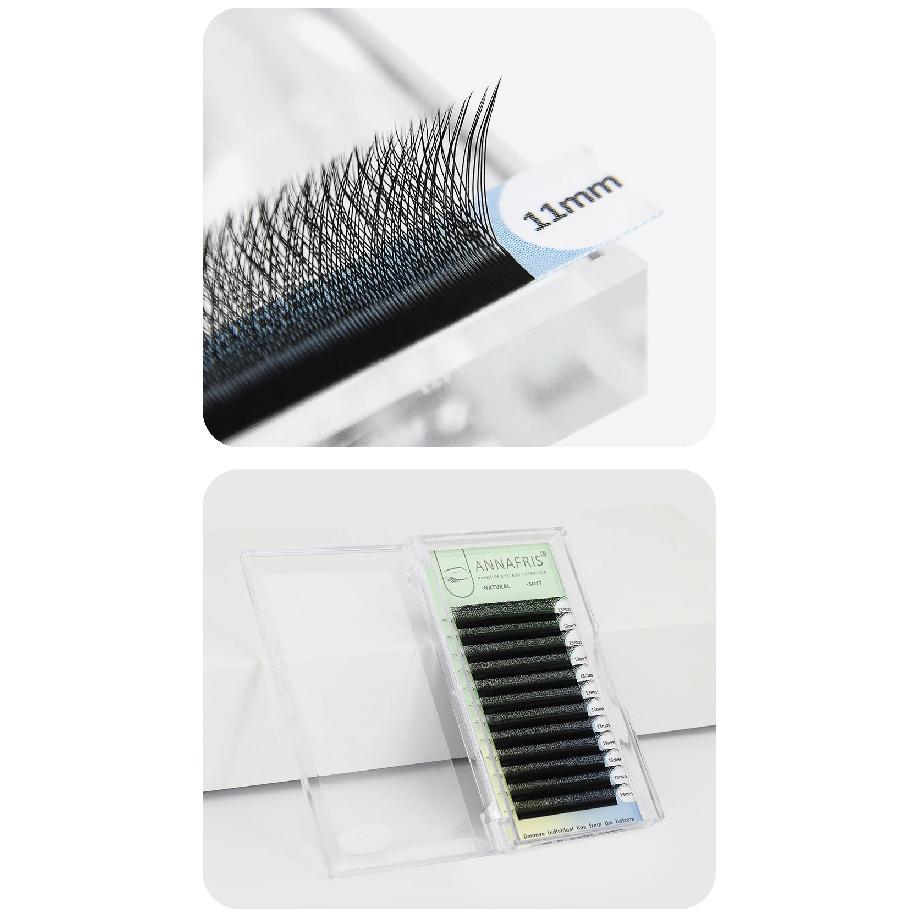 ANNAFRIS W Shape Eyelash Extensions 3D Premade Volume Fan W Style YY High Quality Natural Faux Mink Individual Lashes Supplies