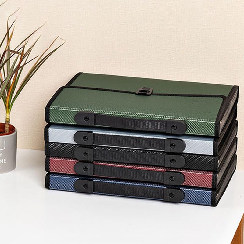 A4 Organ Bag Multi-layer Folder Large-capacity Portable Office Document Bags Desk Organizador Storage Data File Briefcase
