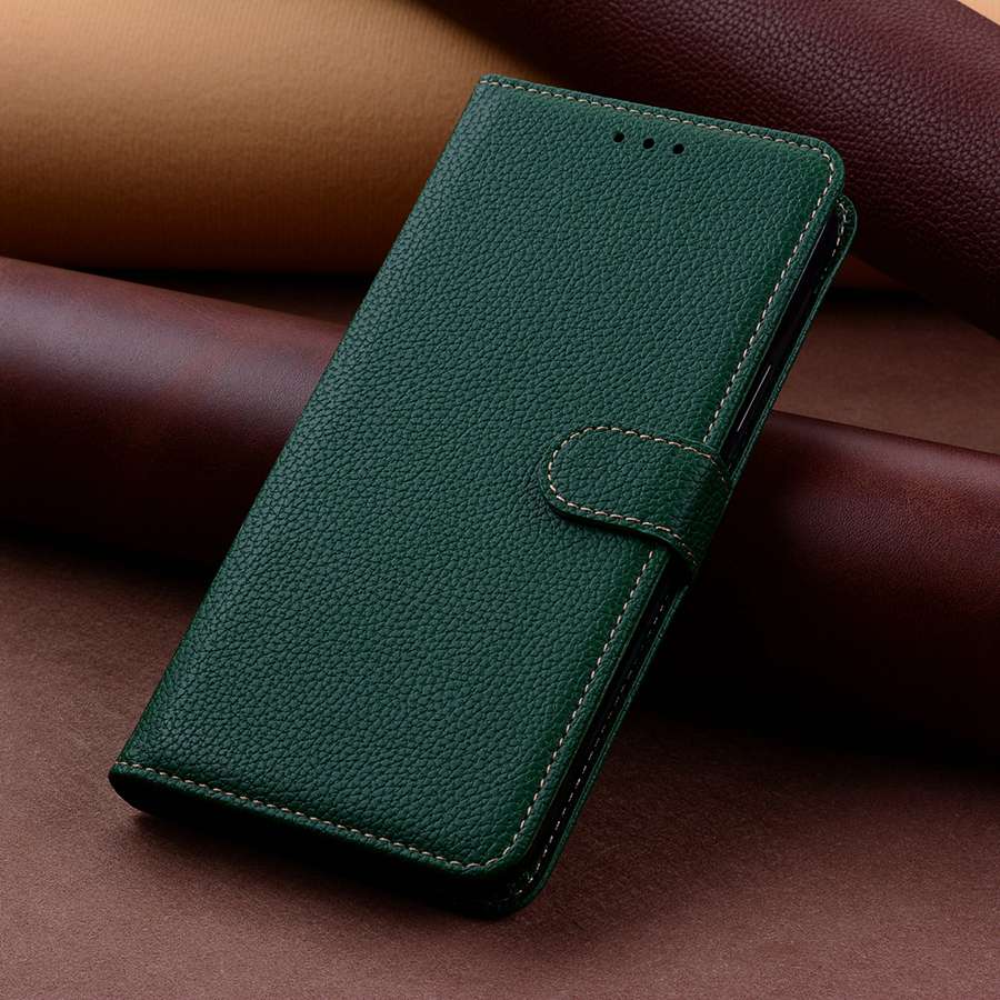 Litchi Texture Leather Flip Case For Xiaomi Poco M8 C65 X6 Pro 5G M4 M3 X5 13T 12T 15T Redmi Note 8 9 10 11 12 13 9T 9C 13C A2 A3 Wallet Phone Cover