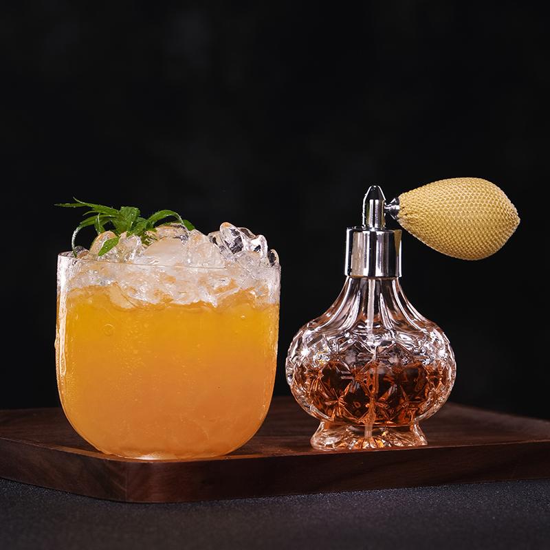 Crystal Art Vintage Style Empty Refillable Perfume Atomizer Long Tassel Spray Bottle 100ml