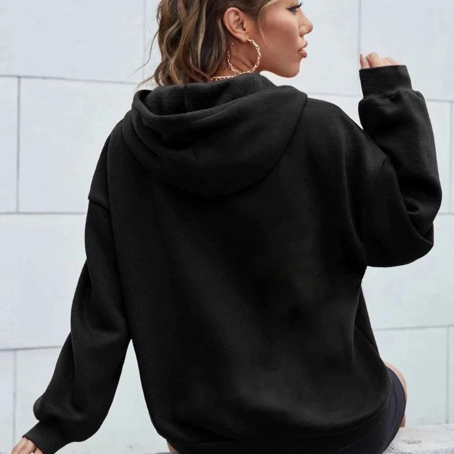 

2024 Women s Autumn Oversized Drop Shoulder Hoodie, XS-5XL 4XL