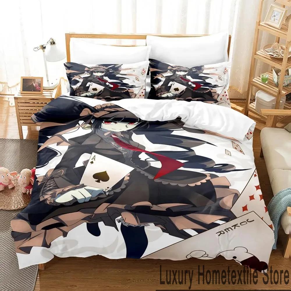 

3D Принт Аниме Danganronpa Постельный Комплект Мальчики Девочки Полуторный Двуспальный Кинг Сайз Пододеяльник Наволочка Кровать Мальчики Взрослые Домашний Текстиль 70x133cm 2pcs