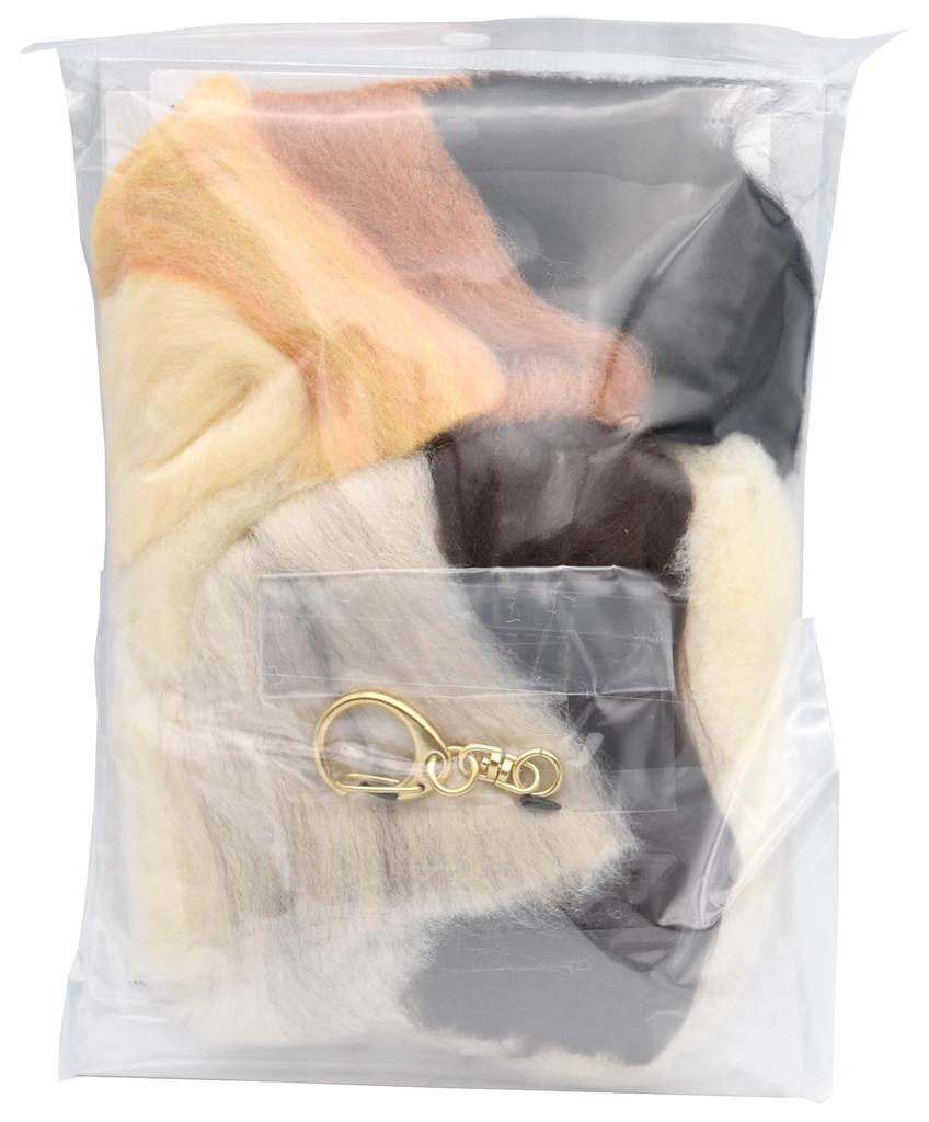 Hamanaka Felt Animal and Snack Sea Otter and Kit Mascots, Madeleine, H441-633