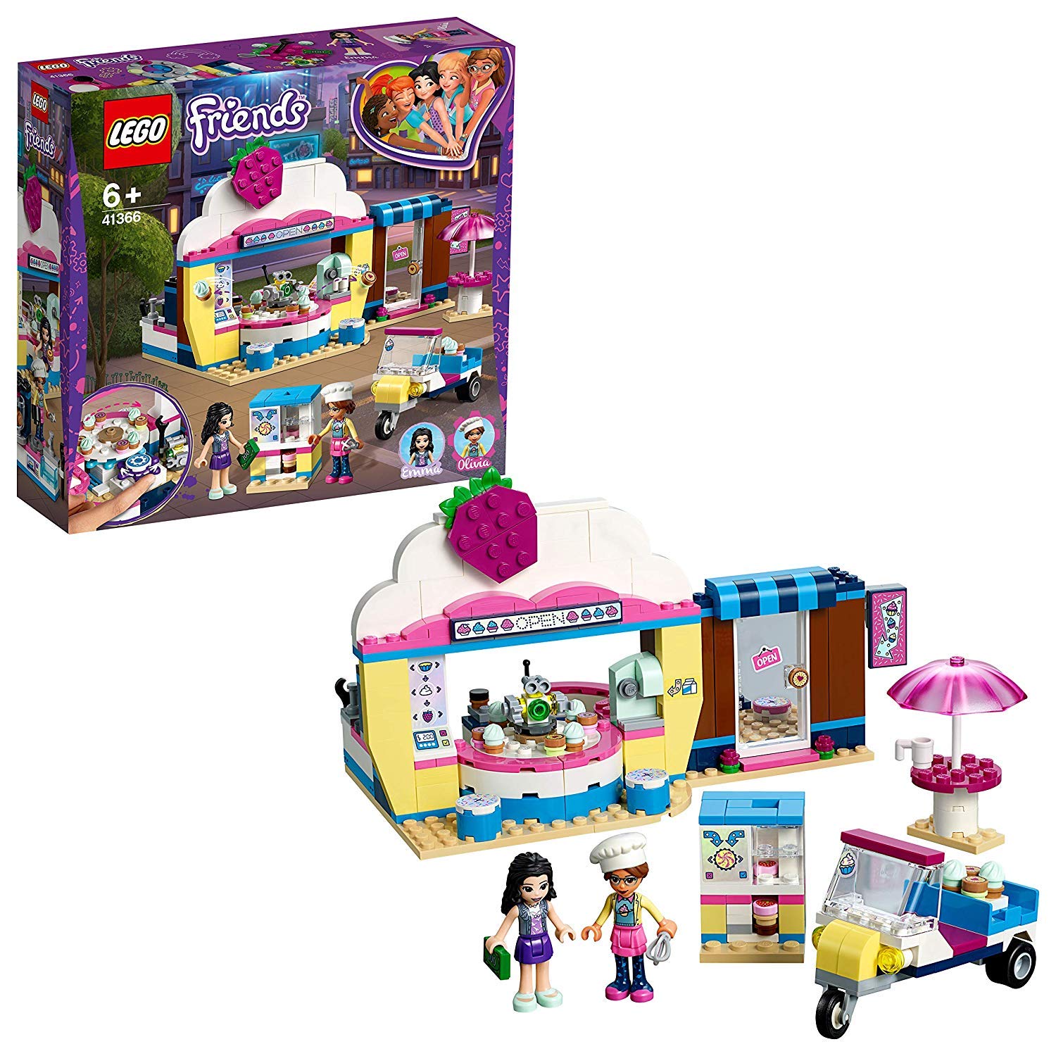 

LEGO Friends Кафе кексов Оливии 41366 Конструктор Игрушка для девочек