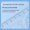 BOJIAO Student Transparent Ruler & Stationery Collection
