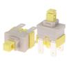 Self Locking Push Button Switches 4 Pin 16A 250V Locking Power Switches Plastic Texture Suitable for Various Appliances
