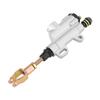 Universal Silver Rear Brake Master Cylinder for Motorcycles, Dirt Bikes, and ATVs