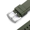 20mm 22mm Silicone Waterproof Sports Fashion Belt Watch Strap Rubber Watch Band Wristband Green for Seiko for Omega for Casio